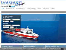 Tablet Screenshot of freightbyferry.com